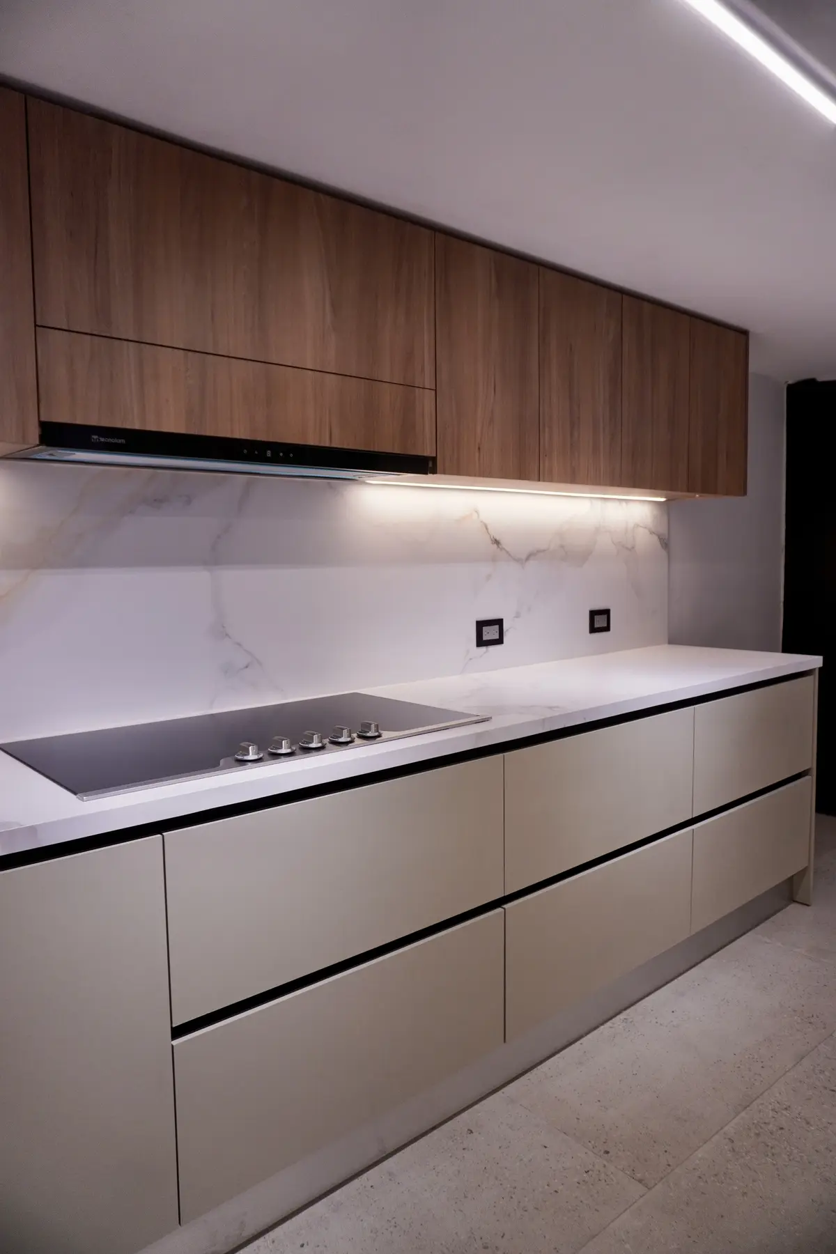 Cocina diseñada y fabricada por Pieza para Casa Cafetal